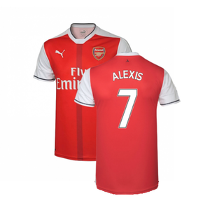 Arsenal 2016-17 Home Shirt (M) (Very Good) (Alexis 7)_0