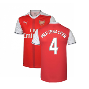 Arsenal 2016-17 Home Shirt (Excellent) (Mertesacker 4)_0