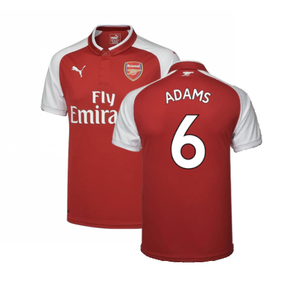 Arsenal 2017-18 Home Shirt (Excellent) (Adams 6)_0