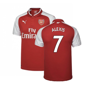 Arsenal 2017-18 Home Shirt (Very Good) (Alexis 7)_0