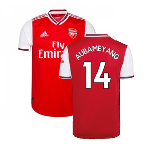 Arsenal 2019-20 Home Shirt (S) (Good) (AUBAMEYANG 14)_0