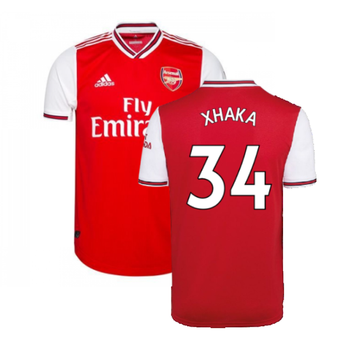 Arsenal 2019-20 Home Shirt (M) (Excellent) (XHAKA 34)