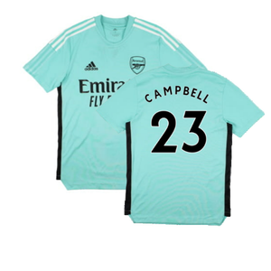 Arsenal 2021-2022 Adidas Training Shirt (XS) (CAMPBELL 23) (Excellent)_0