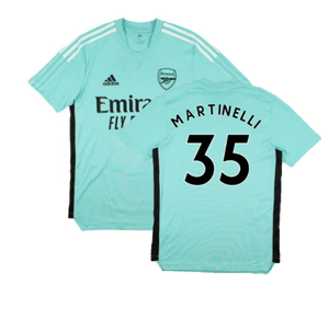 Arsenal 2021-2022 Adidas Training Shirt (XS) (MARTINELLI 35) (Excellent)_0