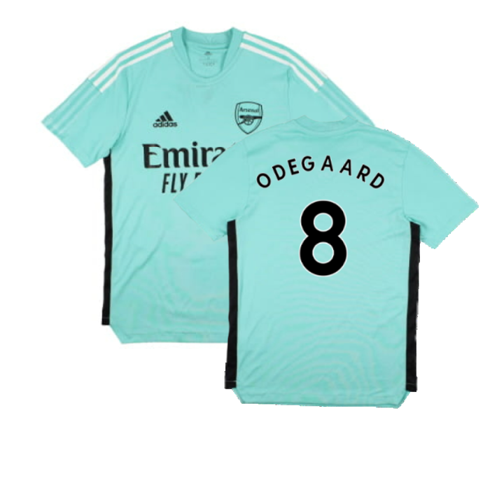 Arsenal 2021-2022 Adidas Training Shirt (XS) (ODEGAARD 8) (Excellent)