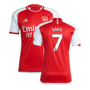 Arsenal 2023-24 Home Shirt (XXLB) (Saka 7) (Excellent)_0