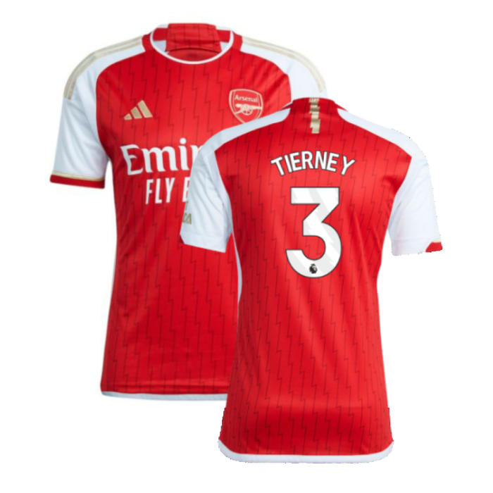 Arsenal 2023-24 Home Shirt (XXLB) (Tierney 3) (Excellent)