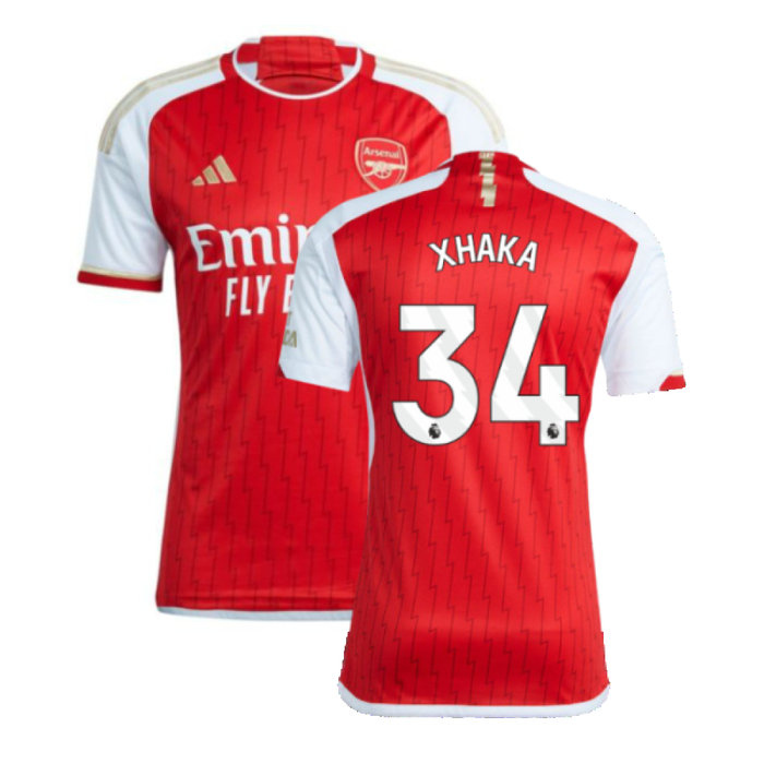 Arsenal 2023-24 Home Shirt (XXLB) (Xhaka 34) (Excellent)