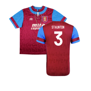 Aston Villa 1992 Home Shirt (XL) (Excellent) (Staunton 3)_0