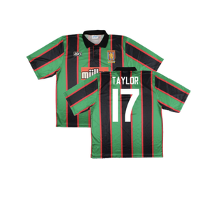 Aston Villa 1993-95 Away Shirt (L) (Good) (Taylor 17)_0