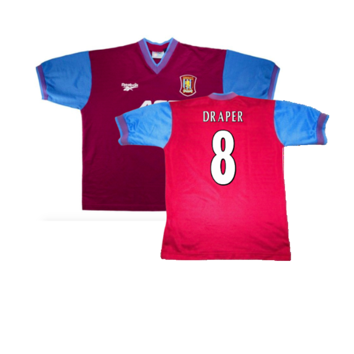 Aston Villa 1997-1998 Home Shirt (Excellent) (Draper 8)