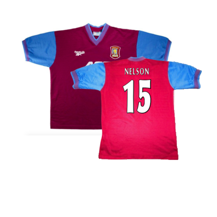 Aston Villa 1997-1998 Home Shirt (Excellent) (Nelson 15)