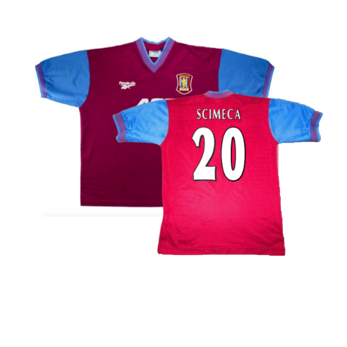 Aston Villa 1997-1998 Home Shirt (Excellent) (Scimeca 20)