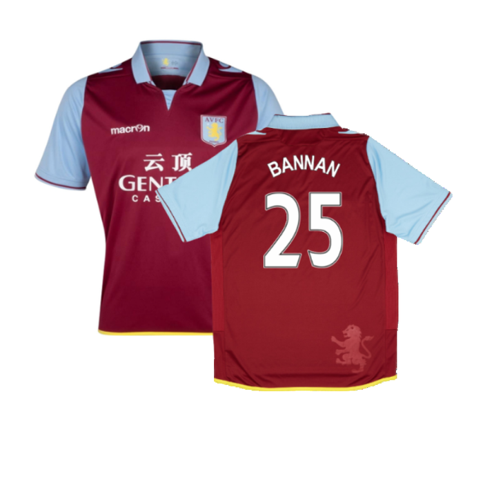 Aston Villa 2012-13 Home Shirt (L) (Very Good) (Bannan 25)