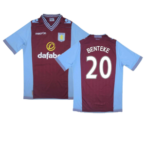 Aston Villa 2013-14 Home Shirt (XL) (Excellent) (Benteke 20)_0