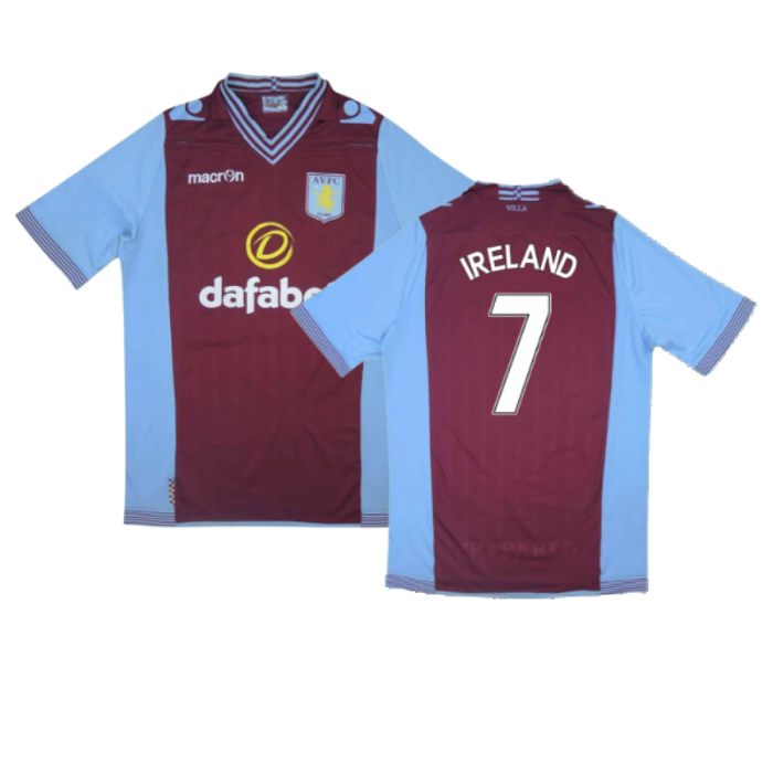 Aston Villa 2013-14 Home Shirt (M) (Mint) (Ireland 7)