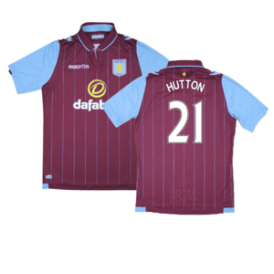 Aston Villa 2014-15 Home Shirt (Excellent) (Hutton 21)_0