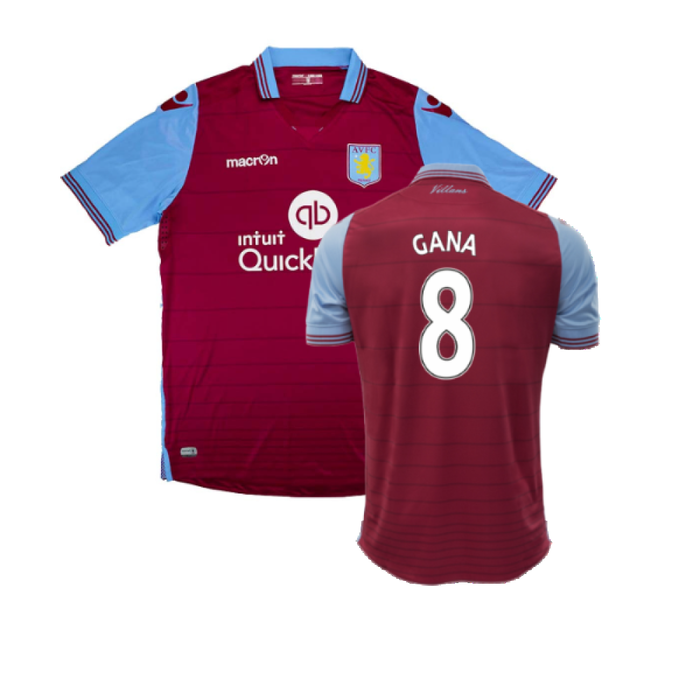 Aston Villa 2015-16 Home Shirt (XL) (Very Good) (Gana 8)