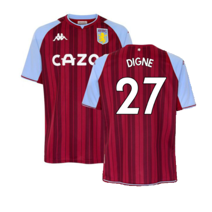 Aston Villa 2021-22 Home Shirt (M) (DIGNE 27) (Excellent)