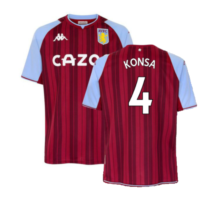 Aston Villa 2021-22 Home Shirt (M) (KONSA 4) (Excellent)