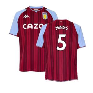 Aston Villa 2021-22 Home Shirt (M) (MINGS 5) (Excellent)_0