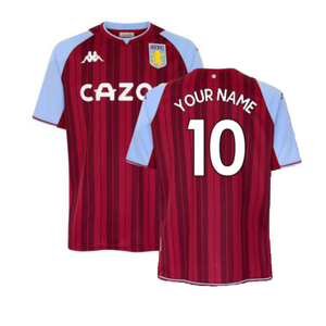 Aston Villa 2021-22 Home Shirt (M) (Your Name 10) (Excellent)_0