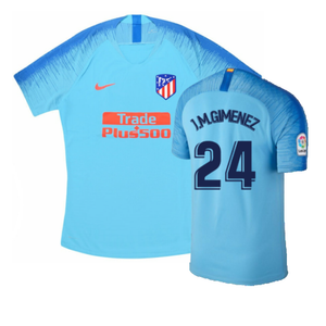 Atletico Madrid 2018-19 Away Shirt (S) (Mint) (J.M.Gimenez 24)_0