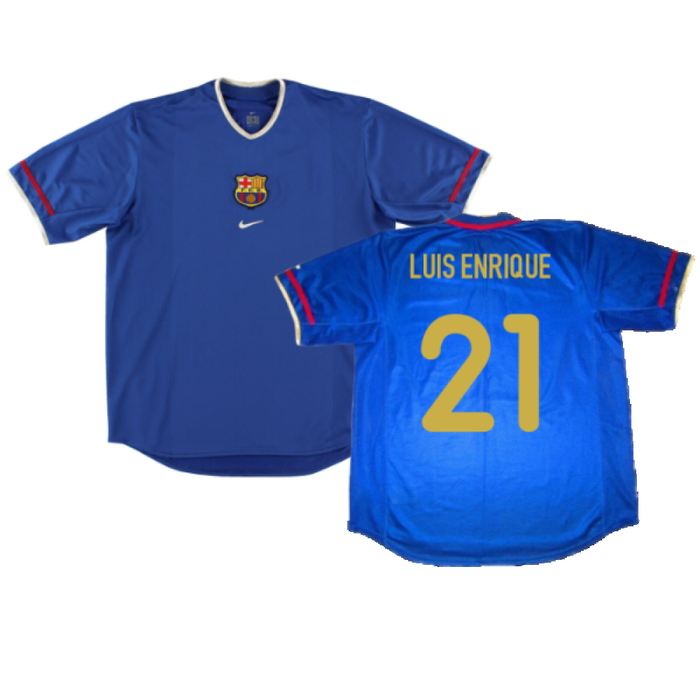 Barcelona 2001-02 Third Shirt (M) (Fair) (Luis Enrique  21)