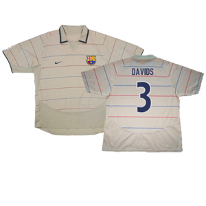 Barcelona 2003-04 Away Shirt (L) (Very Good) (Davids 3)_0