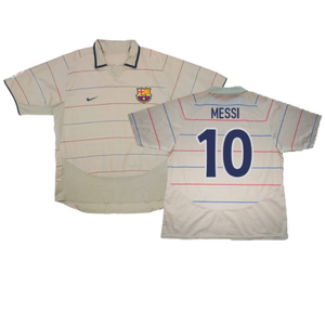 Barcelona 2003-04 Away Shirt (L) (Very Good) (Messi 10)_0