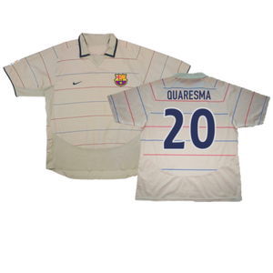 Barcelona 2003-04 Away Shirt (L) (Very Good) (Quaresma 20)_0