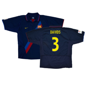 Barcelona 2003-04 Third Shirt (L) (Fair) (Davids 3)_0