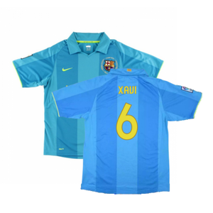 Barcelona 2007-08 Away Shirt (XXL) (Excellent) (Xavi 6)_0