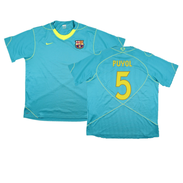 Barcelona 2007-08 Nike Training Shirt (XL) (Excellent) (Puyol 5)