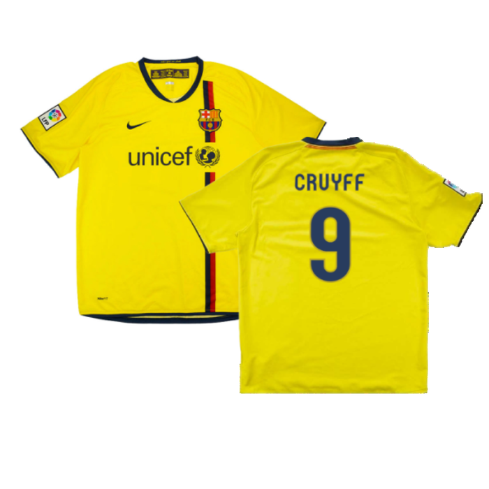 Barcelona 2008-10 Away Shirt (M) (CRUYFF 9) (Very Good)