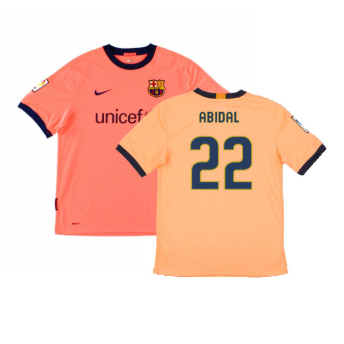 Barcelona 2009-10 Away Shirt (S) (Excellent) (Abidal 22)