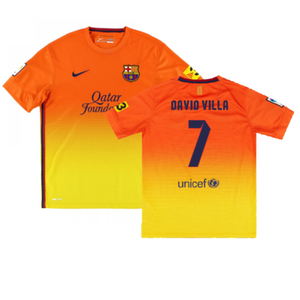 Barcelona 2012-13 Away Shirt (Very Good) (David Villa 7)_0