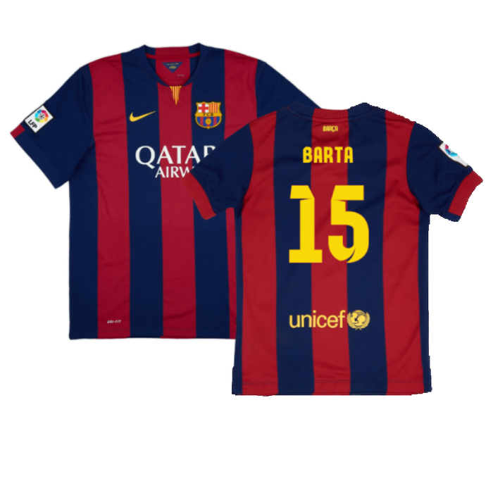 Barcelona 2014-15 home shirt (L) (Mint) (Barta 15)