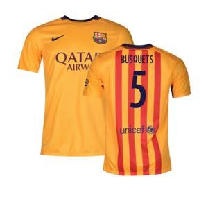 Barcelona 2015-16 Away Shirt (MB) (Mint) (Busquets 5)_0