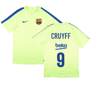 Barcelona 2016-17 Nike Training Shirt (S) (Cruyff 9) (Good)_0