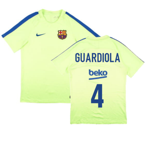 Barcelona 2016-17 Nike Training Shirt (S) (Guardiola 4) (Good)_0