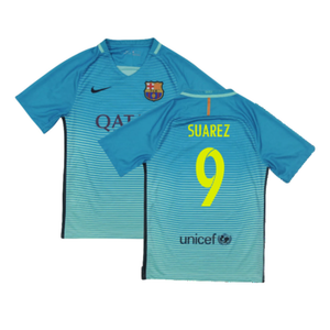 Barcelona 2016-17 Third Shirt (XLB) Messi #10 (Mint) (Suarez 9)_0