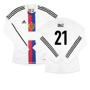 Basel 2012-14 Long Sleeve Away Shirt (Player Version) (S) (Very Good) (Diaz 21)_0