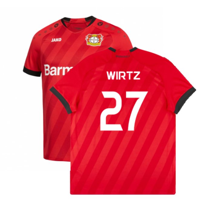 Bayer Leverkusen 2019-20 Home Shirt (Excellent) (Wirtz 27)