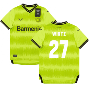 Bayer Leverkusen 2022-23 GK Home Shirt (M) (WIRTZ 27) (BNWT)_0