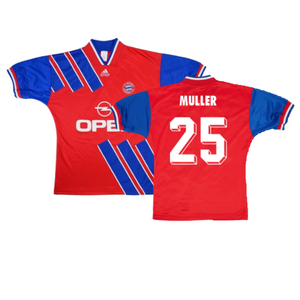 Bayern Munich 1993-95 Home Shirt (S) (Excellent) (Muller 25)_0