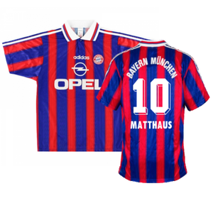 Bayern Munich 1995-97 Home Shirt (Very Good) (MATTHAUS 10)_0