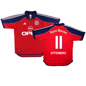 Bayern Munich 1999-01 Home Shirt (XL) (Very Good) (Effenberg 11)_0