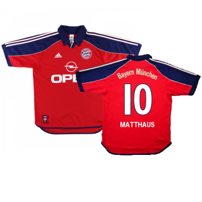 Bayern Munich 1999-01 Home Shirt (XL) (Very Good) (Matthaus 10)