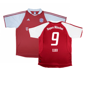 Bayern Munich 2003-04 Home Shirt (XXL) Makaay #10 (Very Good) (Elber 9)_0